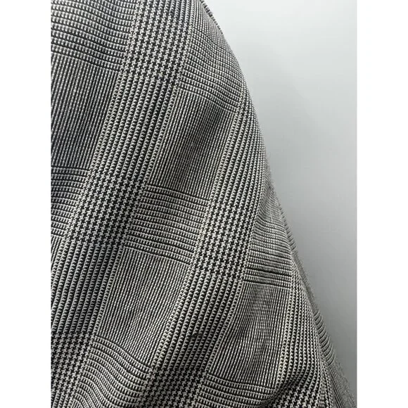 Christian Dior Vintage Men 48L Suit Jacket Coat Blazer Plaid Parisian Luxury Ivy - Picture 13 of 16